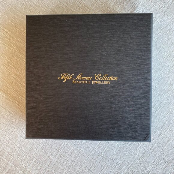 Rose Gold Cubic Zirconia Earrings & Faux Pearl Necklace - Picture 5 of 5